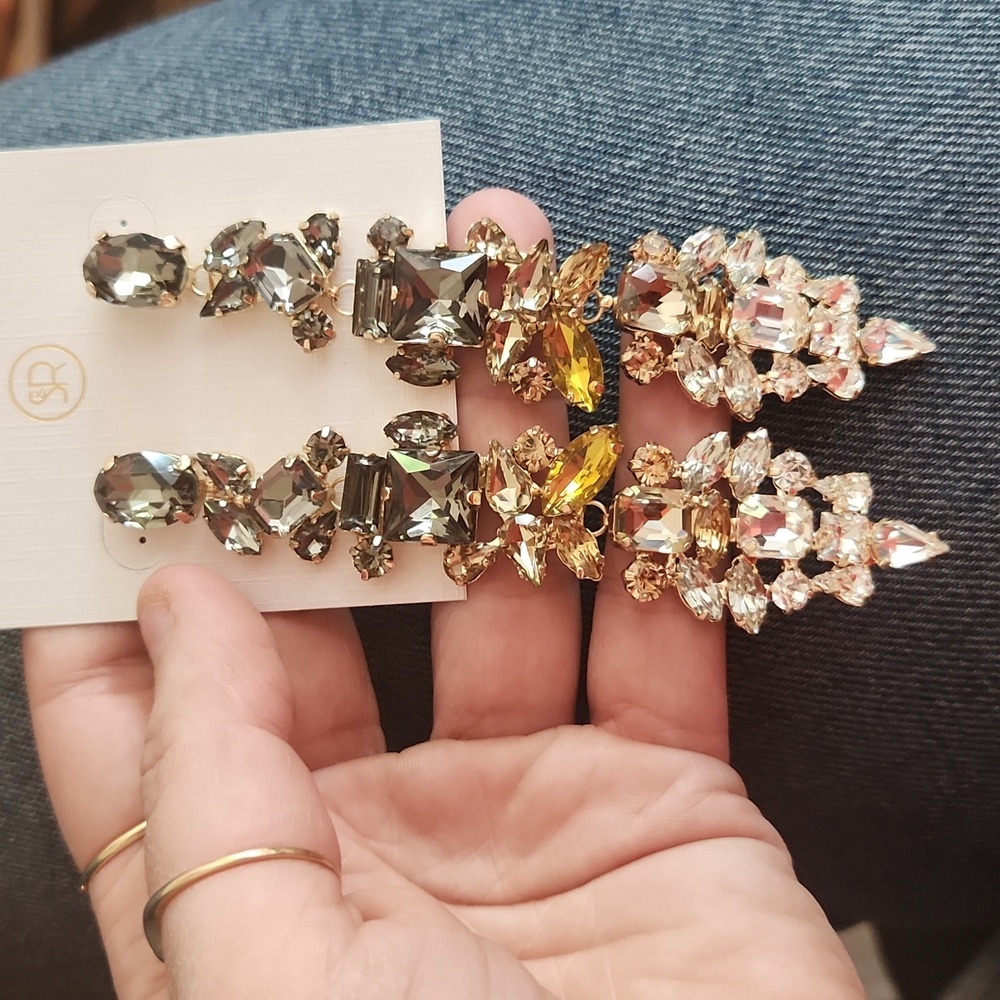 Stella and Ruby chandelier earrings